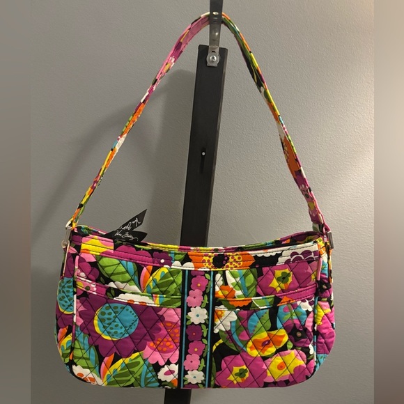 Vera Bradley Handbags - Vera Bradley Cassidy Shoulder Bag - Retired "Va Va Bloom" Pattern